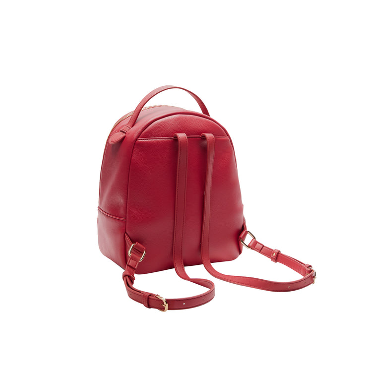 Zainetto Donna in similpelle con portamonete Rosso retro