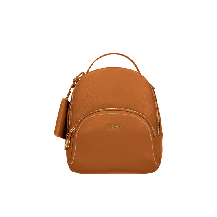 Zainetto Donna in similpelle con portamonete Marrone