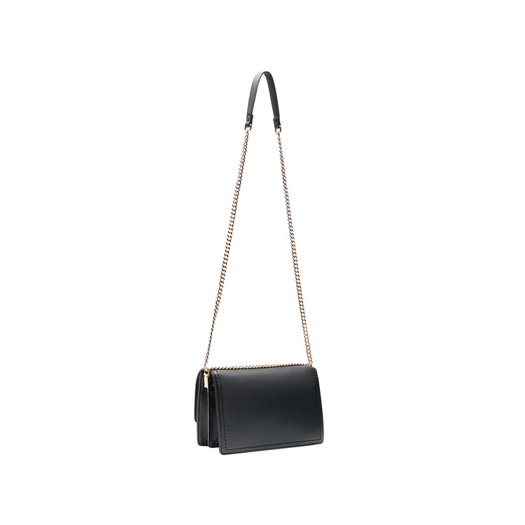 Borsa a tracolla con pochette da Donna Nero retro