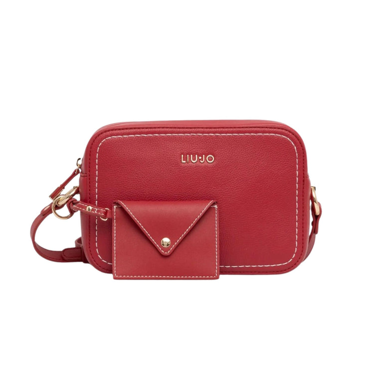 Borsa Donna Camera Case martellata rosso
