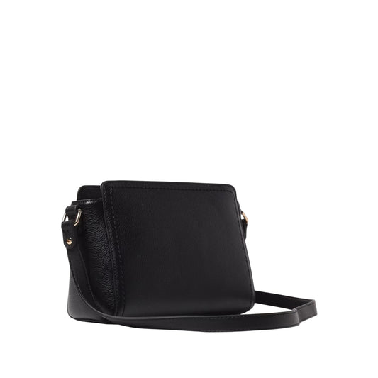 Borsa a tracolla Donna con portamonete Nero retro