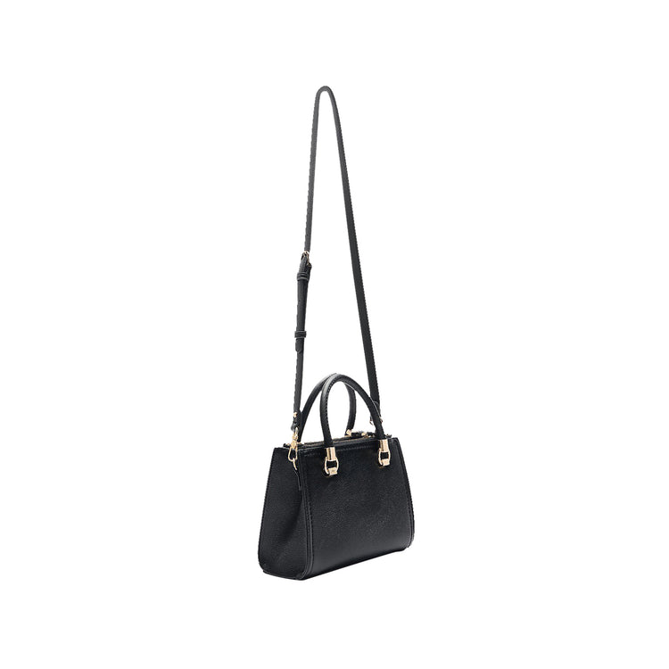Borsa a mano Donna con pochette Nera retro