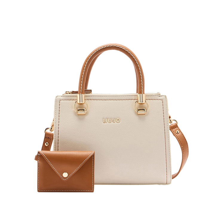 Borsa a mano Donna con pochette Bicolor