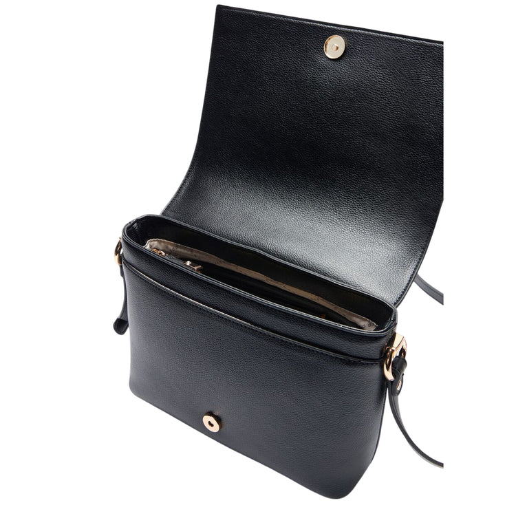 Borsa a tracolla da donna con pochette Nera interno