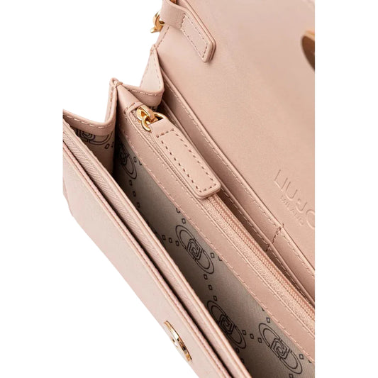 Pochette Donna con tracolla catena Rosa interno