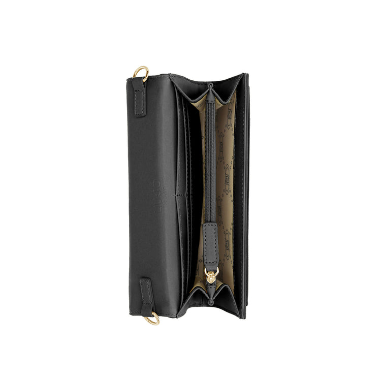 Pochette Donna con tracolla catena Nero interno