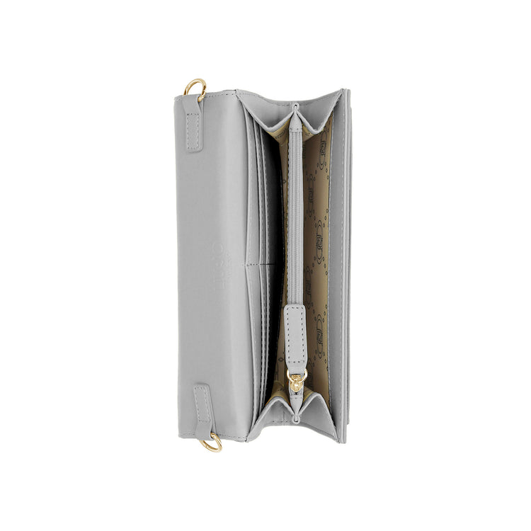 Pochette Donna con tracolla catena Argento interno