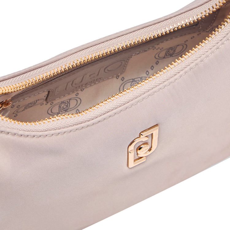 Borsa Donna a spalla con borsello Grigio interno dettaglio