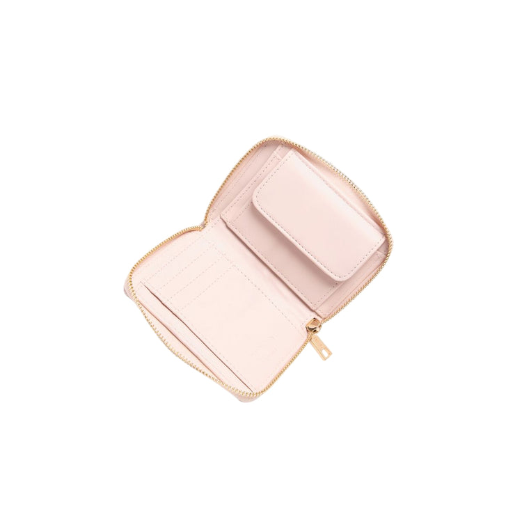 Portafoglio Mini da donna in nylon Rosa interno