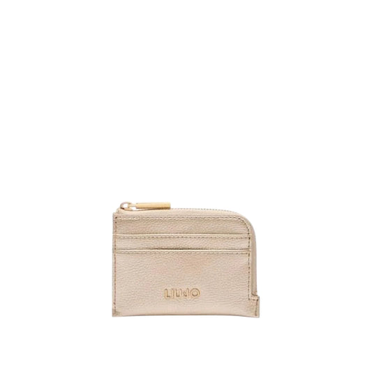 Piccolo Portacarte da Donna Oro con logo