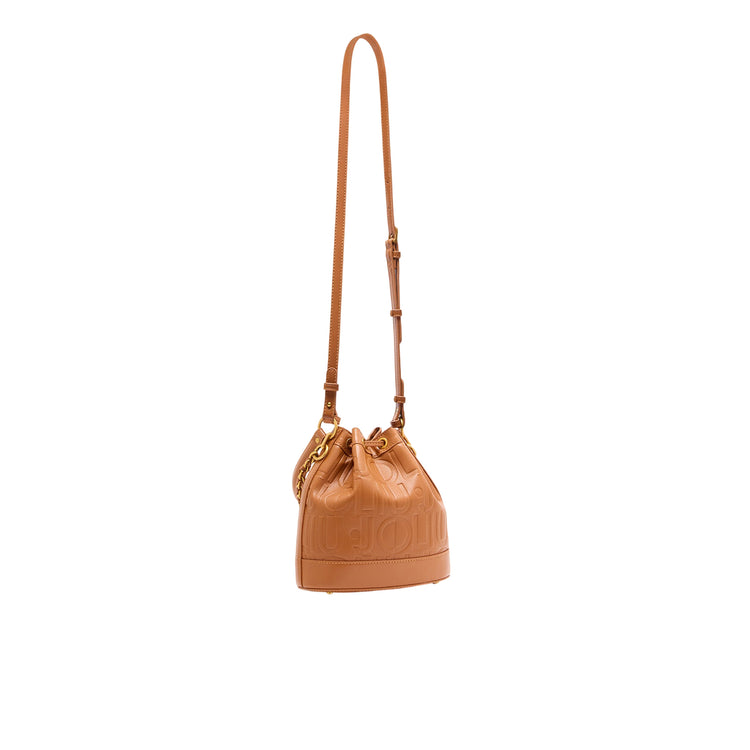 Borsa secchiello Donna con logo all over retro