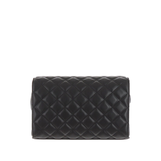 Borsa a tracolla mini design a rombi nero retro