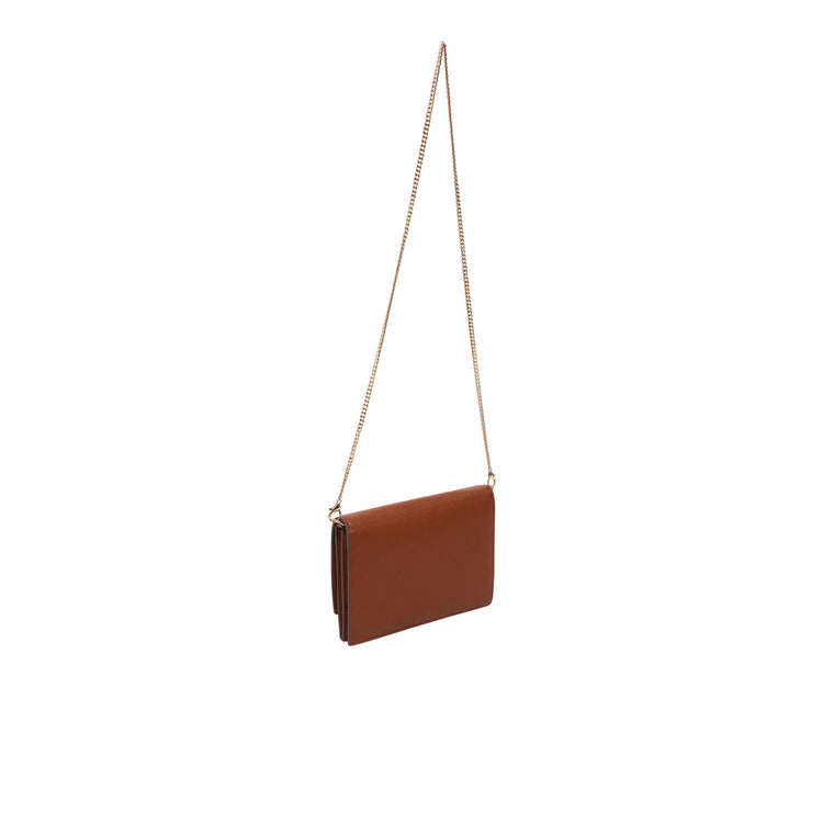 Pochette Donna con tracolla a catena Marrone retro