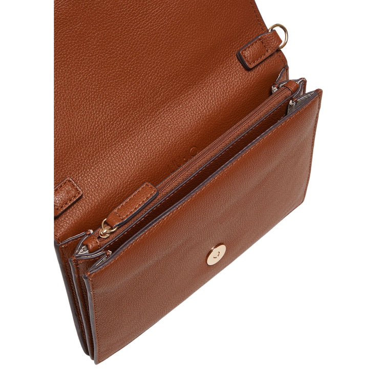 Pochette Donna con tracolla a catena Marrone interno