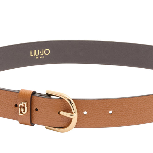 Cintura da Donna in pelle marrone