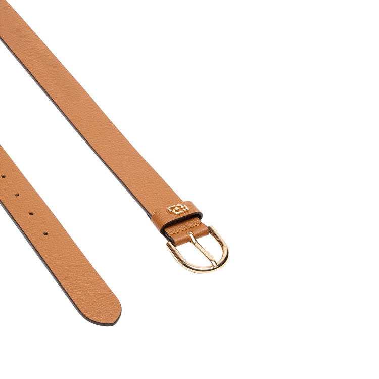 Cintura da Donna in pelle marrone dettagli