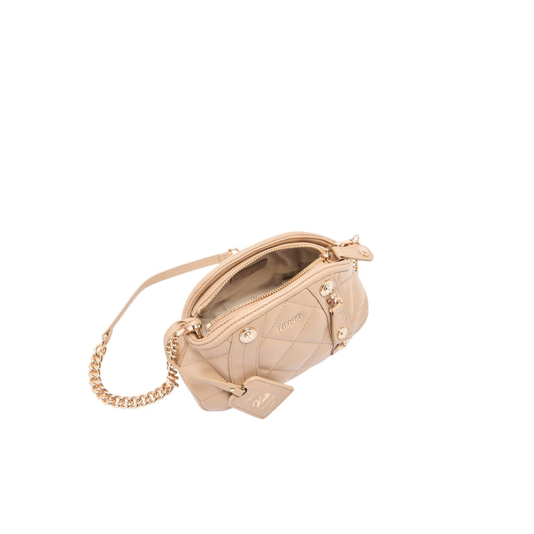 Borsa a tracolla matelassé Beige interno