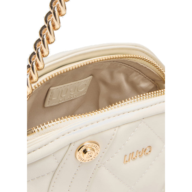 Borsa a tracolla matelassé Bianco interno