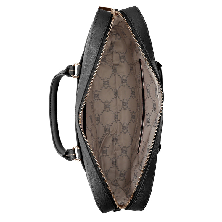 Borsa business con tracolla nera interno