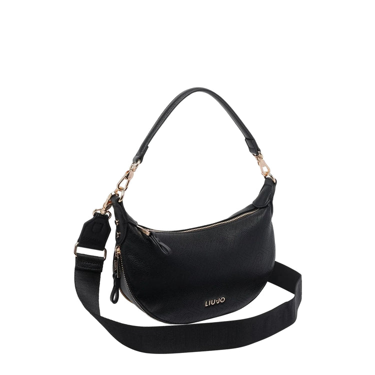 Borsa a spalla Donna con tracolla aggiunta Nero