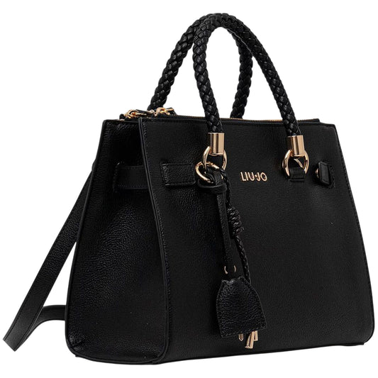 Borsa a tracolla nera Manhattan