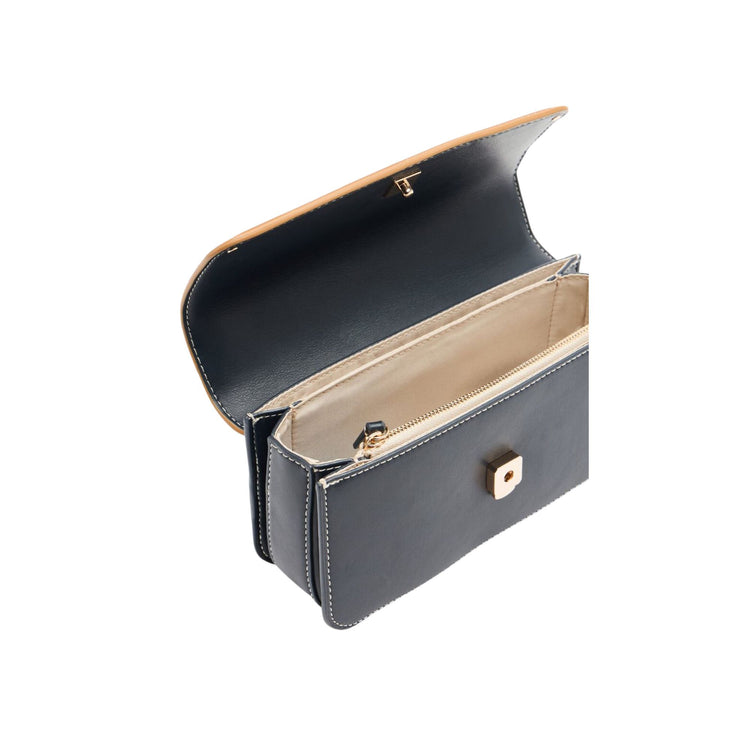 Borsa Donna a tracolla piccola in denim jacquard interno