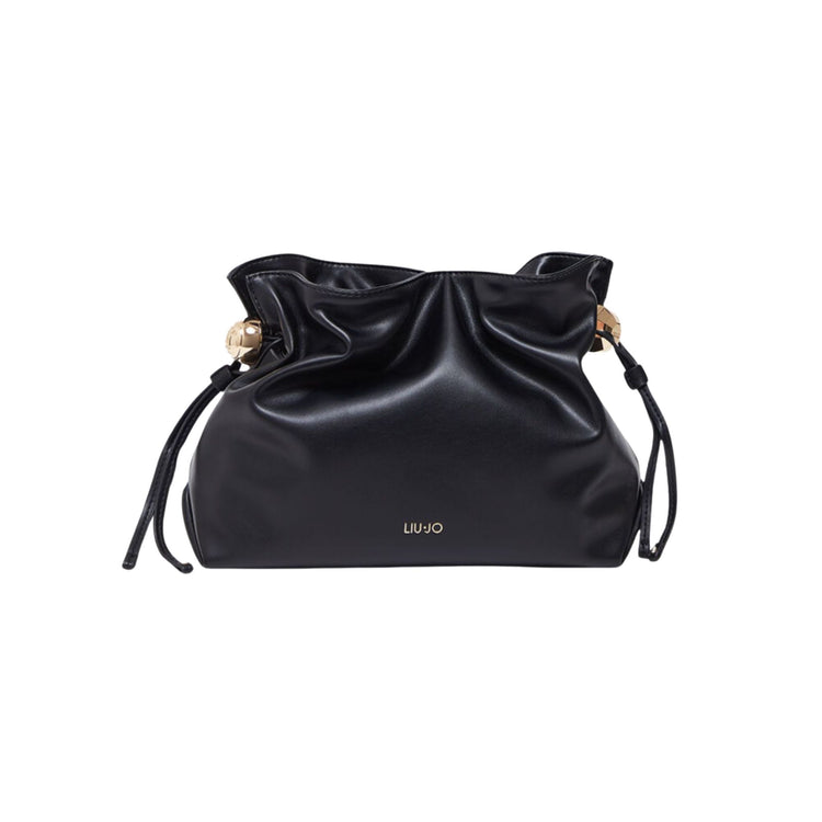 Borsa a spalla media Donna Riccy Nero