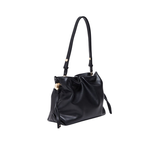 Borsa a spalla media Donna Riccy Nero retro