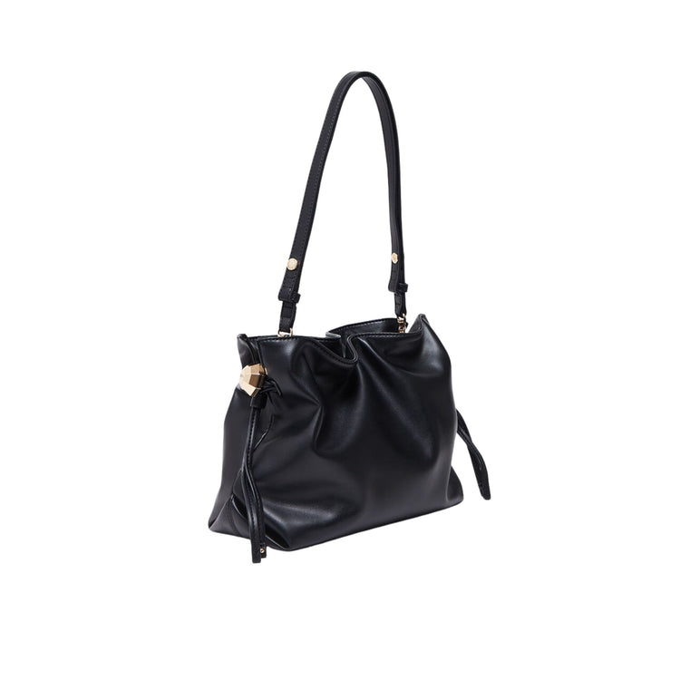 Borsa a spalla media Donna Riccy Nero retro