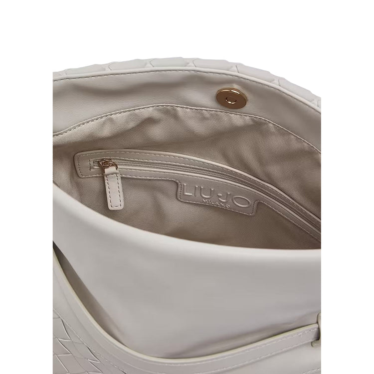 Borsa a spalla Donna dal design intrecciato interno