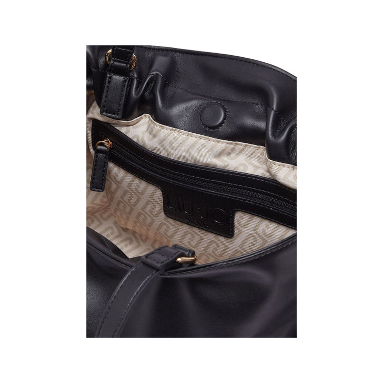 Borsa a spalla grande Riccy Nero interno
