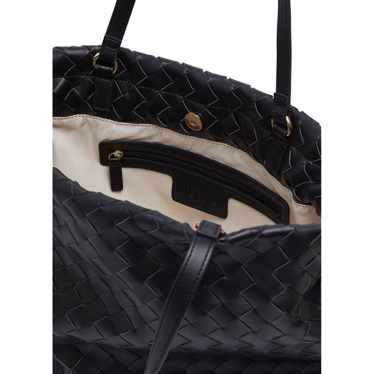 Borsa Donna Nera con doppio manico a spalla