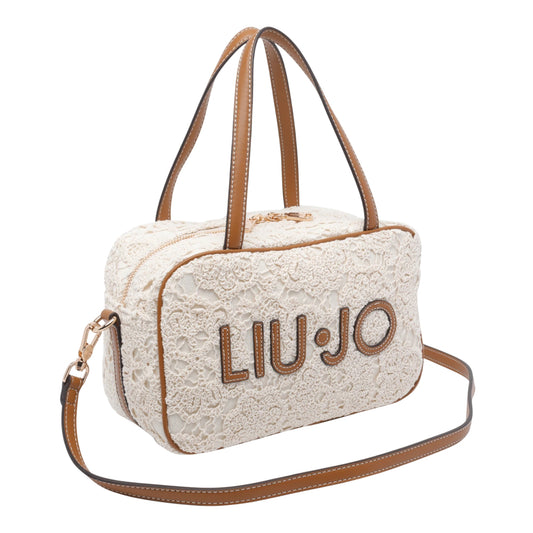 Borsa a tracolla crema modello teddy