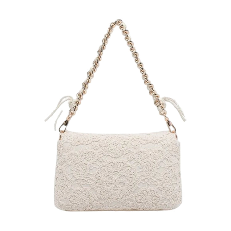 Borsa a spalla Donna con ricami floreali retro