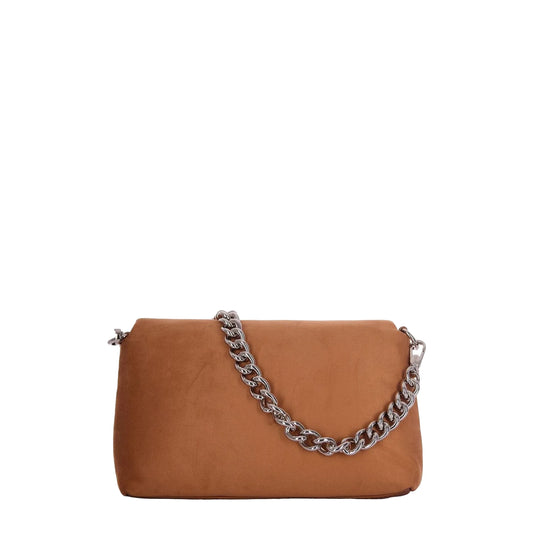 Borsa Donna con borchie e manico catena retro