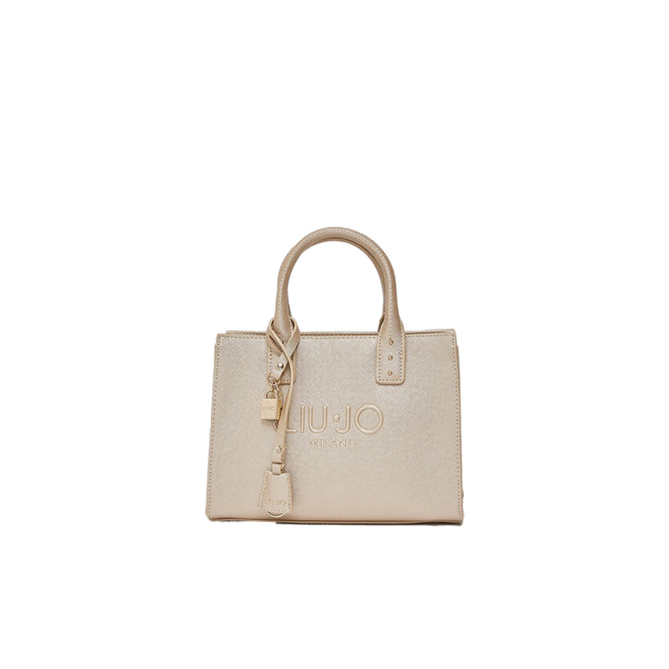 Borsa a mano Donna piccola con charm Oro