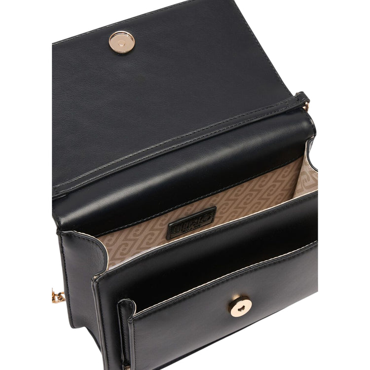 Borsa a tracolla media Donna Nero interno