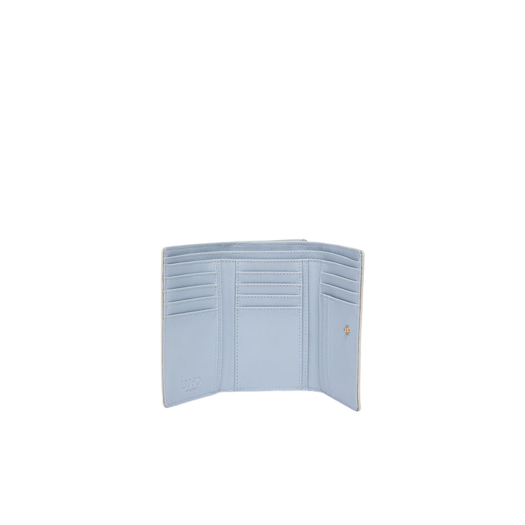 Portafoglio Donna con bottone magnetico Bianco interno