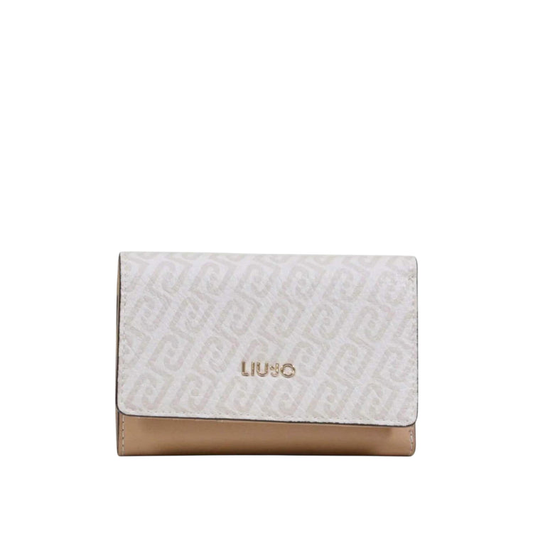 Portafoglio bianco e beige da Donna