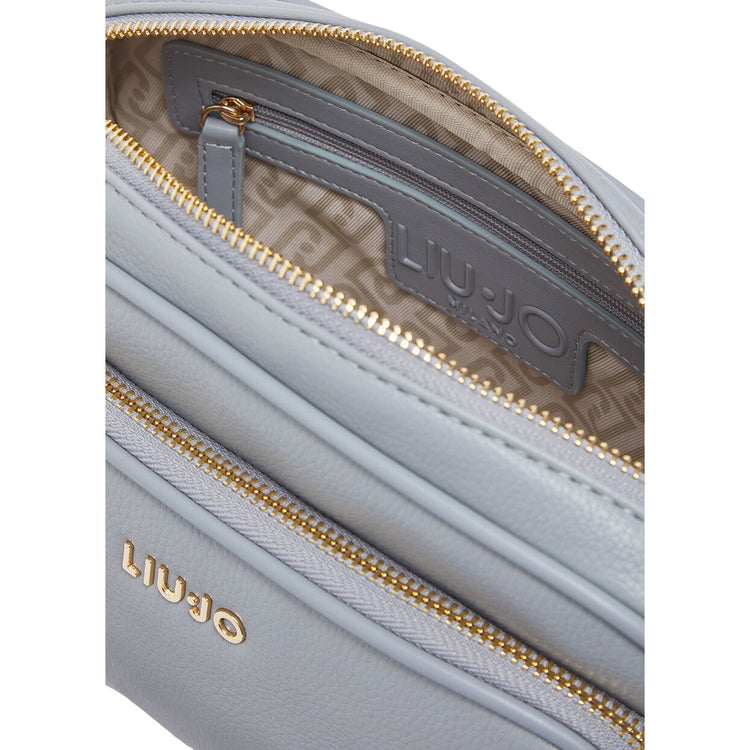 Borsa a tracolla Donna con portamonete Celeste interno