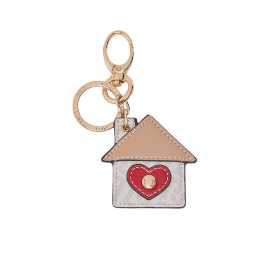 Portachiavi Donna con casa con cuore