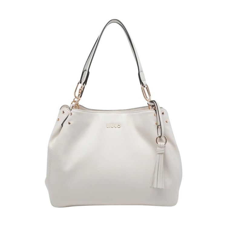 Borsa Donna a spalla con charm con frange