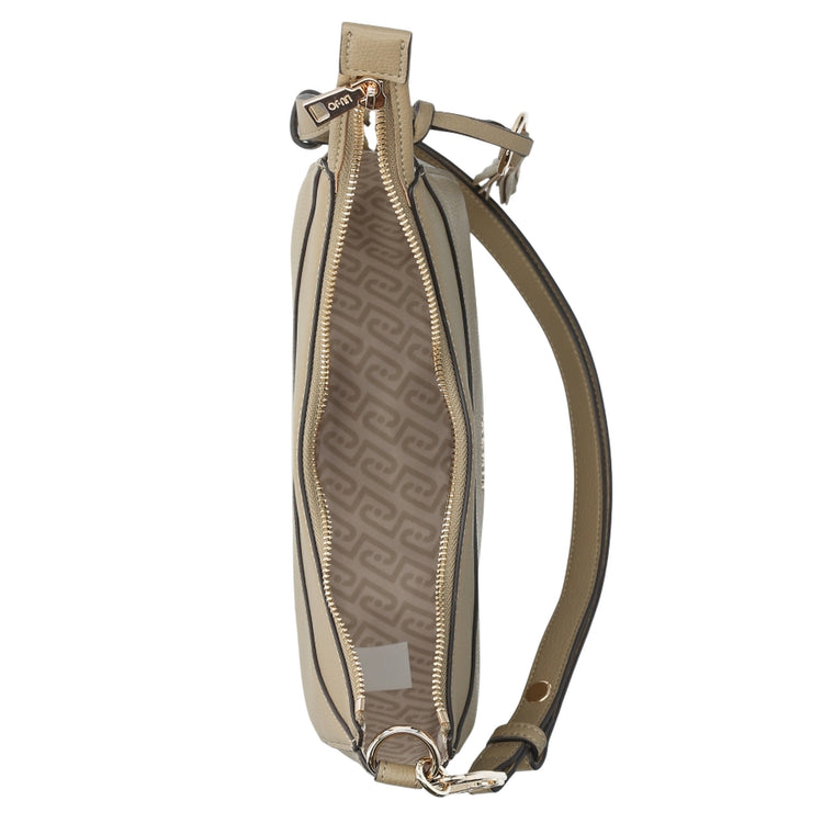 Borsa hobo media donna con charm Mud - dettaglio interno