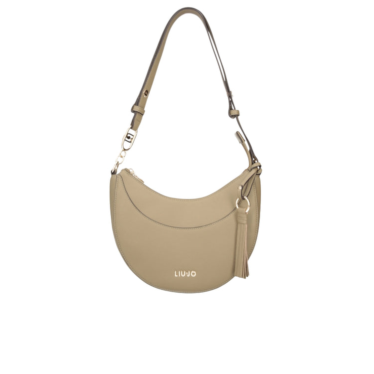 Borsa hobo media donna con charm Mud