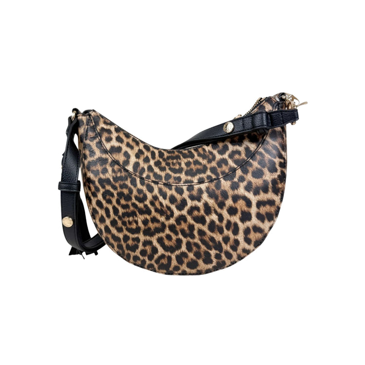 Borsa Donna a tracolla, maculata, con chiusura zip