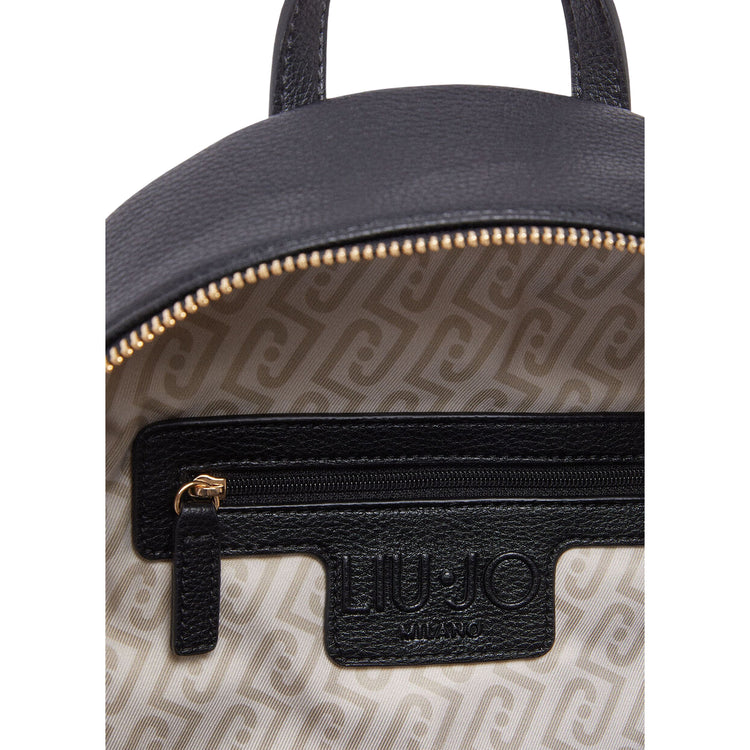 Zaino medio Donna con charm Nero