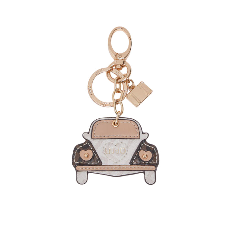 Portachiavi Donna con auto beige