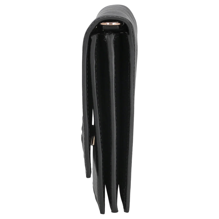 Borsa a tracolla Donna con catena Nero laterale