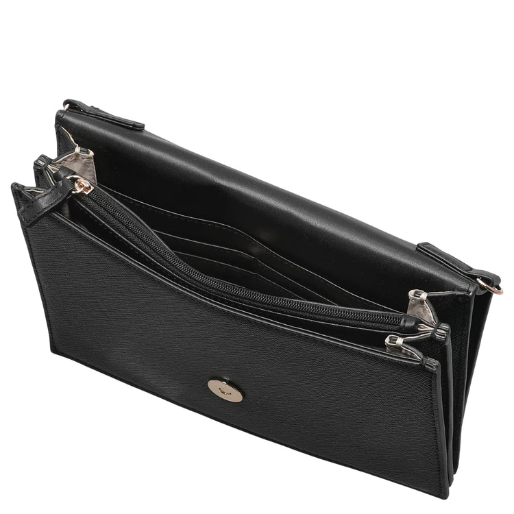 Borsa a tracolla Donna con catena Nero interno