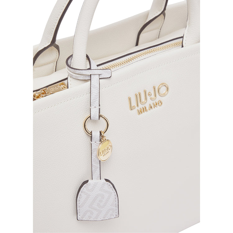 Borsa a mano Donna media con charm dettaglio